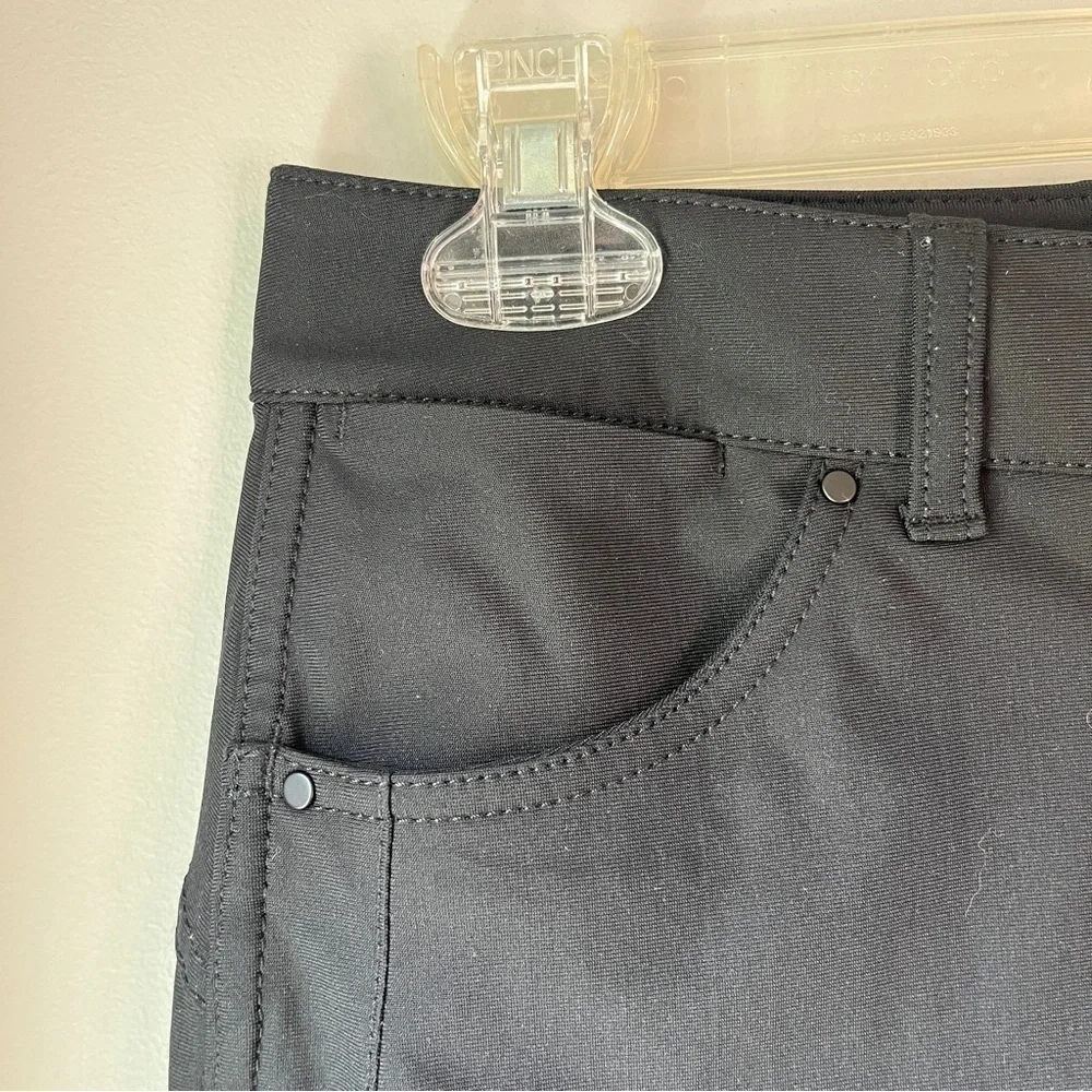 Lululemon Black Stretch Twill Golf Pants